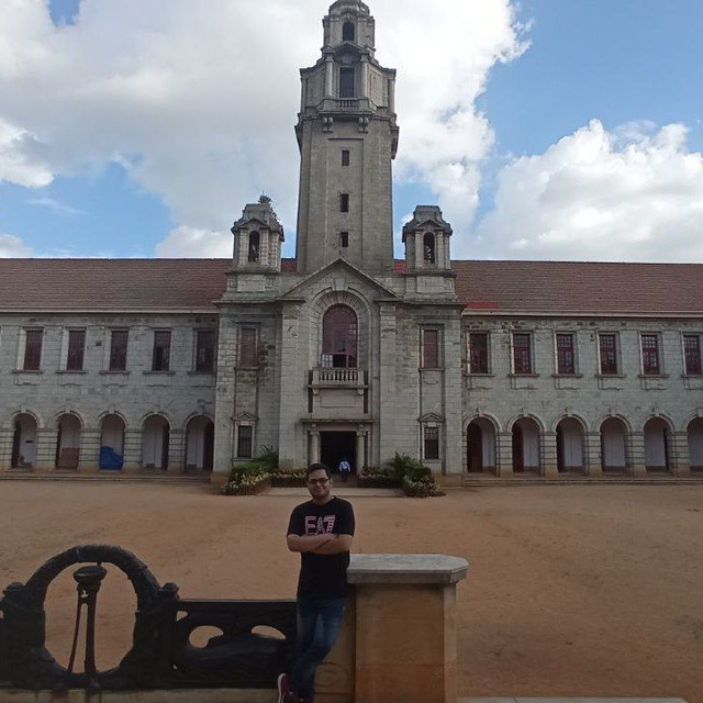 At IISc Bangalore — PhD research at the Centre for Nano Science & Engineering (CeNSE).