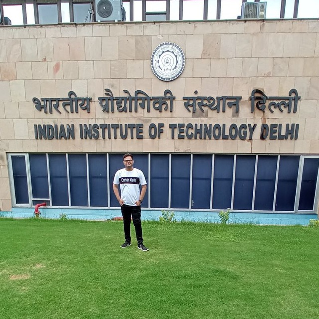 At IIT Delhi — where Aaryan Sir completed his MSc Physics (2020–2022).